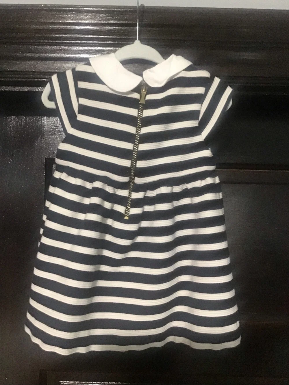 Kate Spade Black and White Striped Kids Dress size 18 months